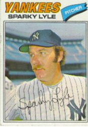 1977 Topps Baseball Cards      598     Sparky Lyle